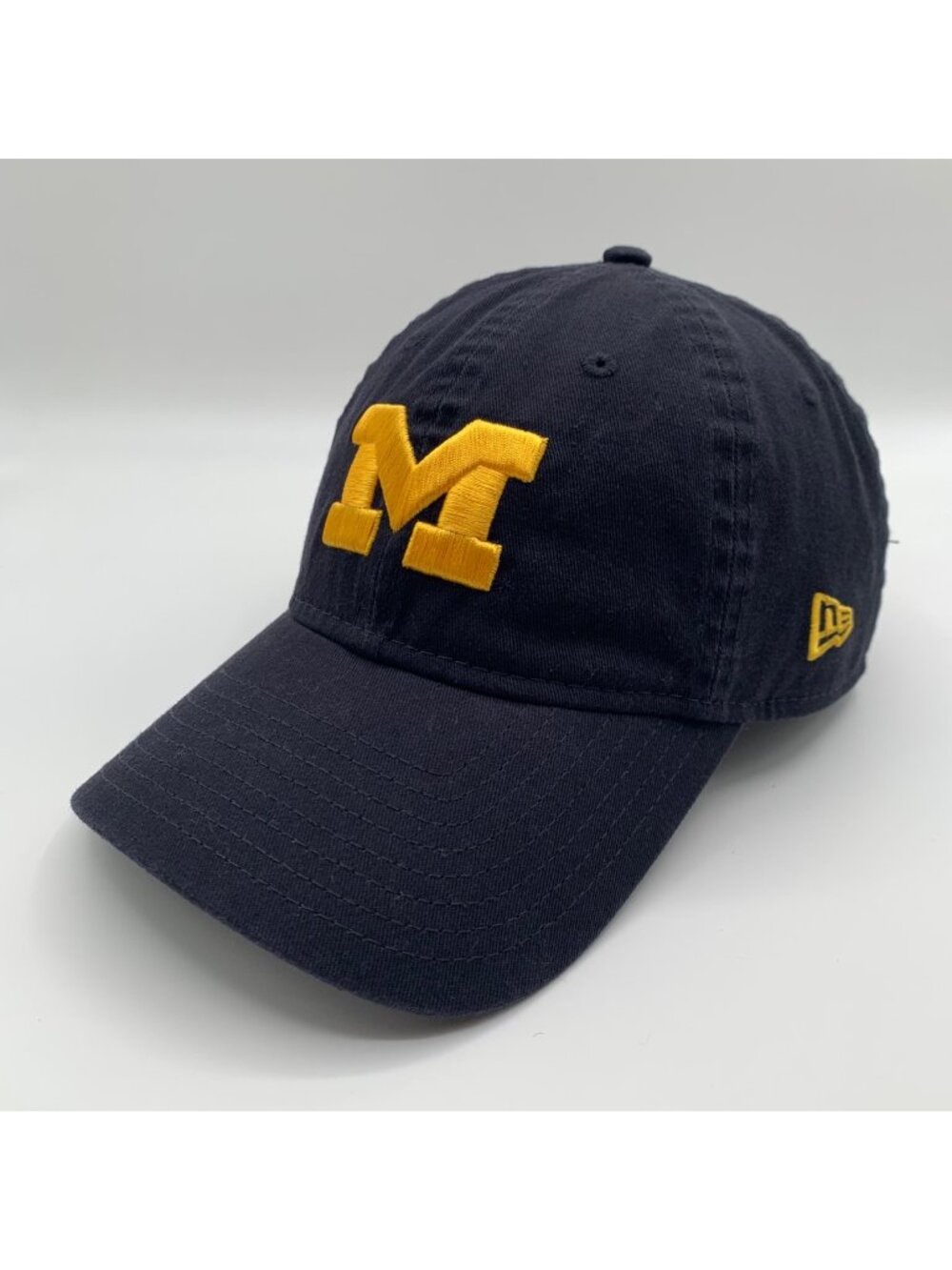 Michigan Wolverines NCAA Navy Blue New Era 9Twenty Strapback Hat